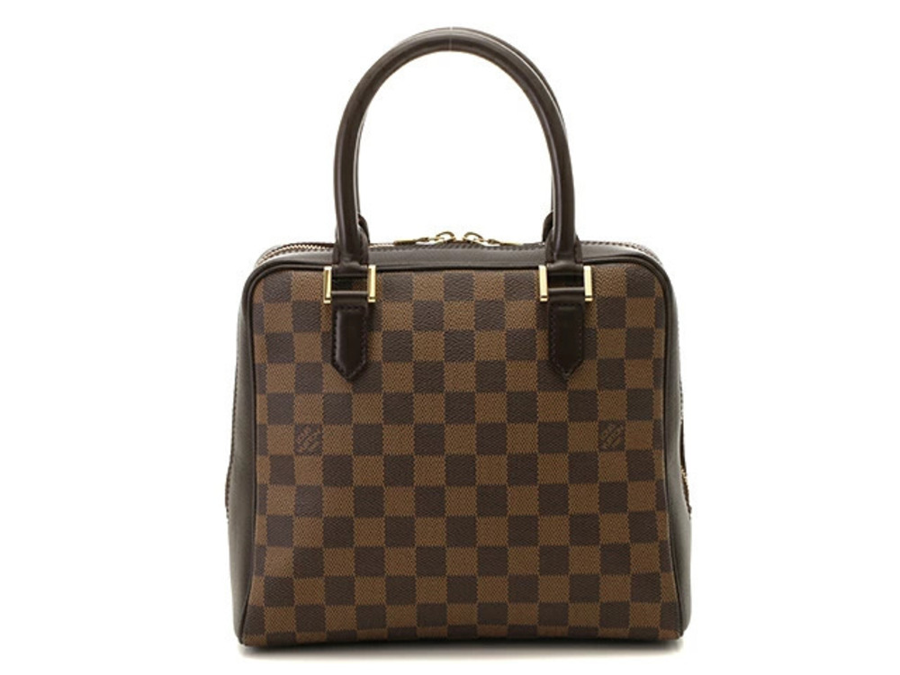 LOUIS VUITTON Handbag Brera Damier Ebene Brown
